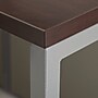 Bush Business Furniture Easy Office 45"H x 61"W Cubicle Workstation, Dark Wood (EOD260SMR-03K)~#|#~sp54556878_sc7