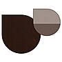 Bush Business Furniture Easy Office 45"H x 61"W Cubicle Workstation, Dark Wood (EOD260SMR-03K)~#|#~sp54556902_sc7
