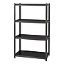 Iron Horse 3200 Concealed Rivet 4-Shelf Metal Stand Alone Shelving Unit, 36" W, Gray (20995)~#|#~sp54766932_sc7