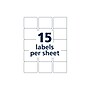 Avery Astrobrights Laser/Inkjet Multipurpose Labels, 2" x 2 5/8", Assorted Colors, 15 Labels/Sheet, 10 Sheets/Pack (4331)~#|#~sp54962744_sc7