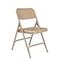 National Public Seating 200 Series All-Steel Armless Premium Folding Chair, Beige~#|#~sp54969970_sc7
