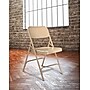 National Public Seating 200 Series All-Steel Armless Premium Folding Chair, Beige~#|#~sp54969978_sc7