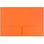 JAM Paper® Premium Matte Colored Cardstock Two-Pocket Presentation Folders, Orange, 6/Pack (166628272B)~#|#~sp55184509_sc7