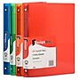 JAM Paper 3/4" 3-Ring Non-View Binders, Assorted, 4/Pack (750T1RGBOR)~#|#~sp55184514_sc7