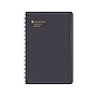 Undated AT-A-GLANCE Large Print 5.38" x 8.38" Phone/Address Book, Faux Leather Cover, Black (80LP1105)~#|#~sp55453810_sc7
