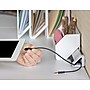 Bostitch Konnect™ 3-Piece Desk Organizer & Cable Management Kit with 12" Rail, Storage Bin, Tape Dispenser, White(KT-KIT1-WHITE)~#|#~sp55961797_sc7