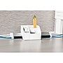 Bostitch Konnect™ 3-Piece Desk Organizer & Cable Management Kit with 12" Rail, Storage Bin, Tape Dispenser, White(KT-KIT1-WHITE)~#|#~sp55962197_sc7