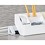 Bostitch Konnect™ 5-Piece Desktop Organizer & Cable Management Kit with 21.5" Rail & USB Phone Dock, White (KT-CKIT1-WHITE)~#|#~sp55962308_sc7