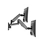 SIIG High Premium Aluminum Gas Spring Wall Mount Dual Monitor 17" to 32" Arm, Up, Black (CE-MT2M12-S1)~#|#~sp56041004_sc7