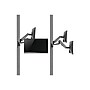 SIIG High Premium Aluminum Gas Spring Wall Mount Dual Monitor 17" to 32" Arm, Up, Black (CE-MT2M12-S1)~#|#~sp56041005_sc7