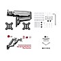SIIG High Premium Aluminum Gas Spring Wall Mount Dual Monitor 17" to 32" Arm, Up, Black (CE-MT2M12-S1)~#|#~sp56041007_sc7