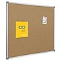 Quartet Cork Bulletin Board, Aluminum Frame, 2' x 1.5' (85345)~#|#~sp56246057_sc7