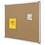 Quartet Cork Bulletin Board, Aluminum Frame, 2' x 1.5' (85345)~#|#~sp56246058_sc7