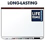 Quartet Prestige 2 DuraMax Porcelain Dry-Erase Whiteboard, 4' x 3' (P554MP2)~#|#~sp56247892_sc7