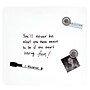 Quartet Tin Dry-Erase Board, 1' x 1', Assorted Colors (TSQ1212A)~#|#~sp56249022_sc7