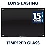 Quartet Infinity Magnetic Glass Dry-Erase Whiteboard, Black, 4' x 3' (G4836B)~#|#~sp56254961_sc7