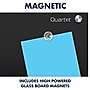 Quartet Infinity Magnetic Glass Dry-Erase Whiteboard, Black, 4' x 3' (G4836B)~#|#~sp56254962_sc7