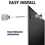Quartet Infinity Magnetic Glass Dry-Erase Whiteboard, Black, 4' x 3' (G4836B)~#|#~sp56254966_sc7