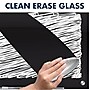 Quartet Infinity Magnetic Glass Dry-Erase Whiteboard, Black, 4' x 3' (G4836B)~#|#~sp56255317_sc7