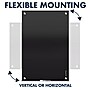 Quartet Infinity Magnetic Glass Dry-Erase Whiteboard, Black, 4' x 3' (G4836B)~#|#~sp56255395_sc7