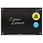 Quartet Infinity Magnetic Glass Dry-Erase Whiteboard, Black, 4' x 3' (G4836B)~#|#~sp56255420_sc7