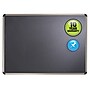 Quartet Prestige Foam Bulletin Board, Euro Titanium Frame, 6' x 4' (B367T)~#|#~sp56257353_sc7