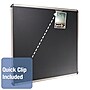 Quartet Prestige Foam Bulletin Board, Euro Titanium Frame, 6' x 4' (B367T)~#|#~sp56257354_sc7