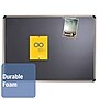 Quartet Prestige Foam Bulletin Board, Euro Titanium Frame, 6' x 4' (B367T)~#|#~sp56257377_sc7