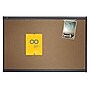 Quartet Prestige Cork Bulletin Board, Graphite Frame, 2'H x 3'W (QTB243G)~#|#~sp56262710_sc7