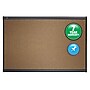 Quartet Prestige Cork Bulletin Board, Graphite Frame, 3'H x 4'W (QTB244G)~#|#~sp56262752_sc7