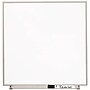 Quartet Matrix Painted Steel Dry-Erase Whiteboard, Aluminum Frame, 23" x 23" (M2323)~#|#~sp56271116_sc7