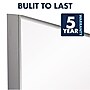 Quartet Matrix Painted Steel Dry-Erase Whiteboard, Aluminum Frame, 23" x 23" (M2323)~#|#~sp56271959_sc7