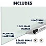 Quartet InvisaMount Glass Dry-Erase Whiteboard, 2' x 3' (G3922IMW)~#|#~sp56286494_sc7