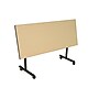 Regency Kobe Flip Top Mobile Training Table, 24"D x 60"W, Beige (MKFT6024BE)~#|#~sp56713456_sc7