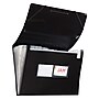 JAM Paper 13 Pocket Plastic Expanding File, Accordion Folders, Legal Size, 10 x 15, Black, 24/Pack (2163584B)~#|#~sp56792380_sc7