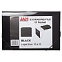 JAM Paper 13 Pocket Plastic Expanding File, Accordion Folders, Legal Size, 10 x 15, Black, 24/Pack (2163584B)~#|#~sp56792387_sc7