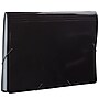 JAM Paper 13 Pocket Plastic Expanding File, Accordion Folders, Legal Size, 10 x 15, Black, 24/Pack (2163584B)~#|#~sp56792402_sc7