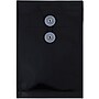 JAM Paper Plastic Filing Envelope with Button & String Closure, Black, 12/Pack (472B1BL)~#|#~sp56792537_sc7