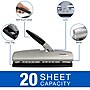 Swingline LightTouch Desktop Adjustable Hole Punch, 20 Sheet Capacity, Black/Silver (74030)~#|#~sp56801137_sc7