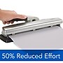 Swingline LightTouch Desktop Adjustable Hole Punch, 20 Sheet Capacity, Black/Silver (74030)~#|#~sp56801139_sc7