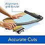 Swingline® ClassicCut® Laser Guillotine Trimmer, 15" Cut Length, 15 Sheet Capacity, Gray/Woodgrain (9715)~#|#~sp56867141_sc7