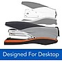 Swingline Optima 40 Reduced Effort Desk Stapler, 40-Sheet Capacity, Silver/Black (87845)~#|#~sp56868460_sc7