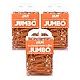 JAM Paper Jumbo Paper Clips, Orange, 3/Pack (42186871B)~#|#~sp56994802_sc7
