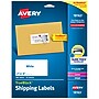 Avery TrueBlock Laser/Inkjet Shipping Labels, Sure Feed Technology, 2" x 4", White, 10 Labels/Sheet, 10 Sheets/Pack (18163)~#|#~sp57019135_sc7