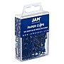 JAM Paper Small Paper Clips, Dark Blue, 100/Pack (42186868)~#|#~sp58557750_sc7