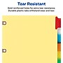 Avery Big Tab Insertable Paper Dividers, 5 Tabs, Multicolor, Copper Reinforced (23280)~#|#~sp58981275_sc7