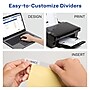 Avery Big Tab Insertable Paper Dividers, 5 Tabs, Clear, Copper Reinforced (23281)~#|#~sp58981277_sc7