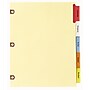 Avery Big Tab Insertable Paper Dividers, 5 Tabs, Multicolor, Copper Reinforced (23280)~#|#~sp58981355_sc7