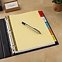 Avery Big Tab Insertable Paper Dividers, Assorted Color 5 Tab, Buff  (11109)~#|#~sp58981399_sc7