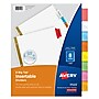 Avery Big Tab Insertable Paper Dividers, 8 Tabs, White with Multicolor Tabs (11123)~#|#~sp58981419_sc7